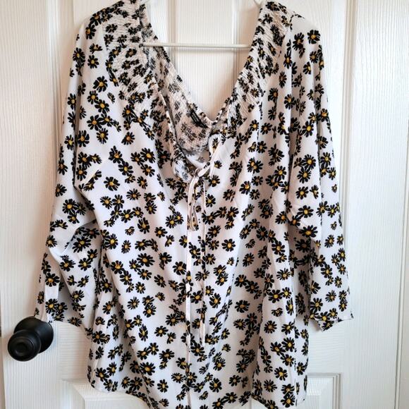 Shein 3XL Shirts Lot of 3 Plus Size Plaid Floral - Picture 8 of 10